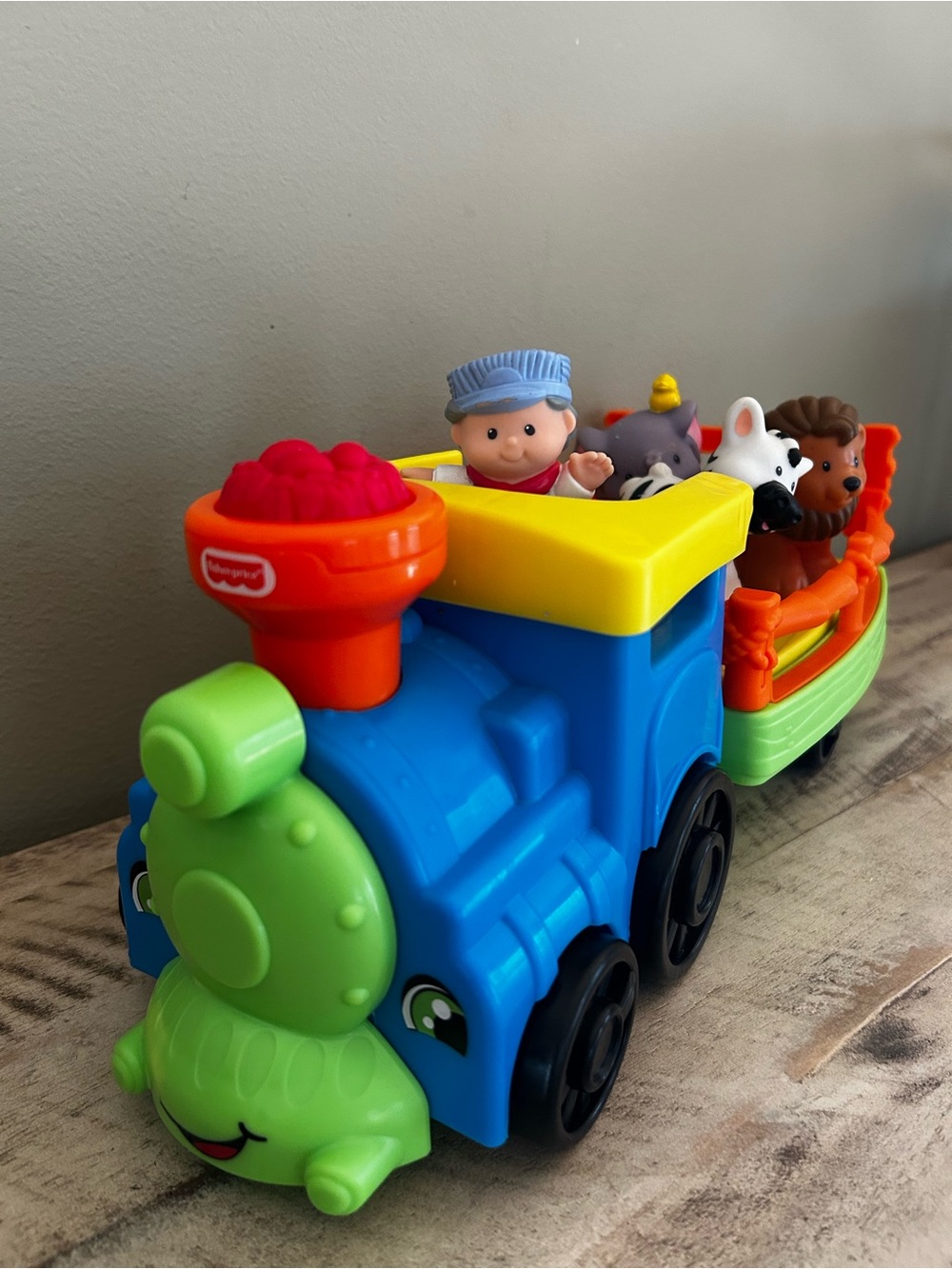 Little People Choo-Choo Zoo Musical Toy Train with Conductor & Animals